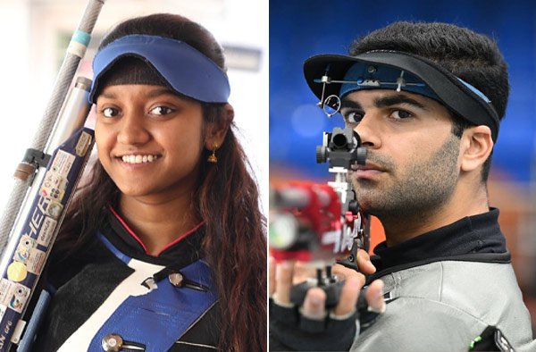 Arjun Babuta and Elavenil Valarivan Win Gold at Asian Shooting Championship 2025