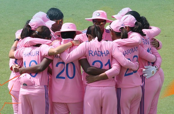 Why was Indian Women's Team wearing a Pink Jersey during 3rd ODI against Australia? PC: BCCI