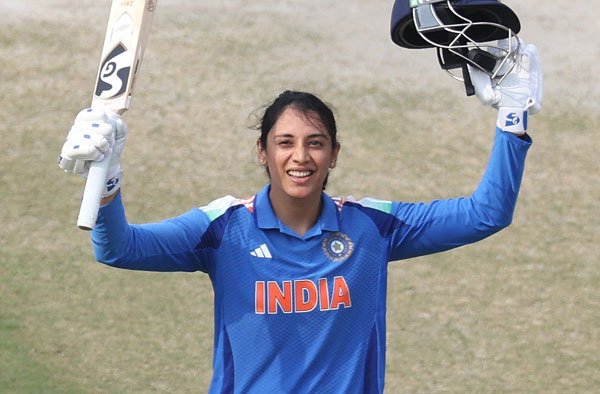 Smriti Mandhana’s 12th ODI Century – Among Elite Company with Meg Lanning and Suzie Bates. PC: BCCI