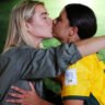 Sam Kerr and Kristie Mewis