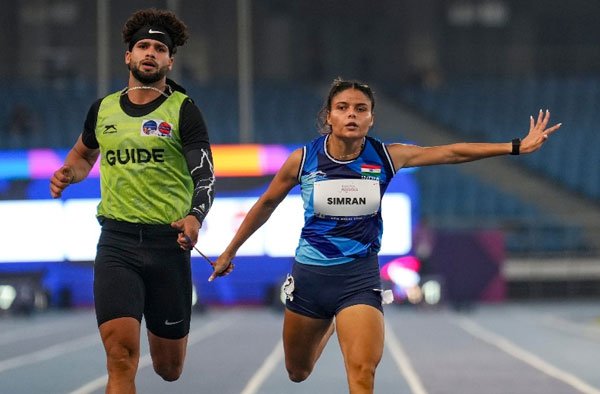 Simran Singh wins Gold at World Para Athletics Championships 2025. PC: X