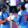India Women Smash 330 Against Australia, Smriti Mandhana & Pratika Rawal Lead Record Total. PC: Getty