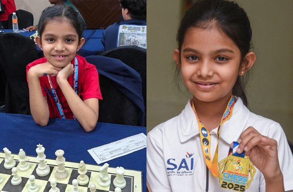 8-year-old Anaya Sharma bags Gold at Commonwealth Chess Championship in Malaysia