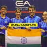 Joshna Chinappa, Abhay Singh and Anahat Singh help India seal maiden Squash World Cup Champions Title