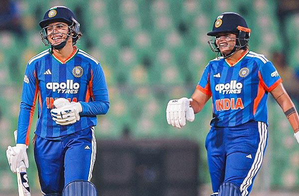 Smriti Mandhana - Shafali Verma Blitz Powers India Women to 30-Run Win, Series Sealed 4-0