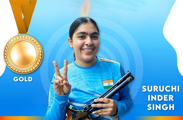 Suruchi Singh Sets Junior World Record as India Claims Double Podium at ISSF Finals