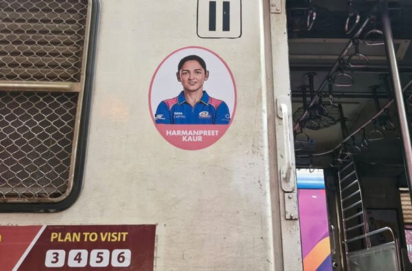 Mumbai Local Replaces ‘Ladies’ Coach Sign With Harmanpreet Kaur’s Photo, Internet Applauds