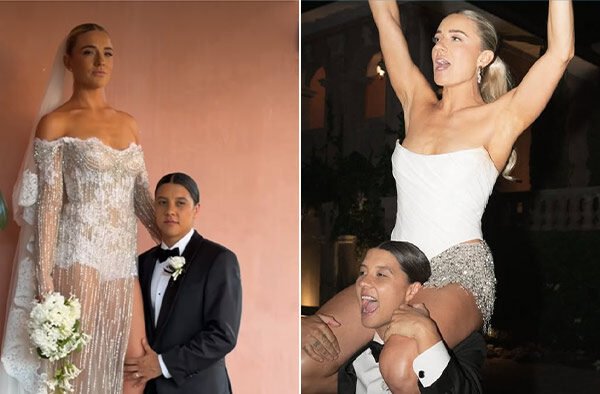 Sam Kerr and Kristie Mewis Marry in Star-Studded New Year's Eve Ceremony in Australia