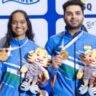 Elavenil Valarivan - Arjun Babuta Smash World Record to Retain Asian Mixed Team Gold