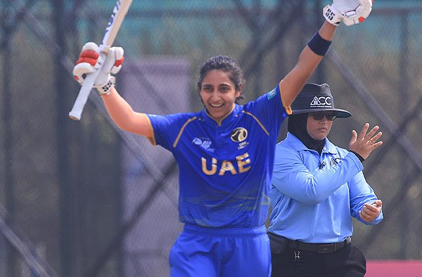 Esha Oza's 125 Powers UAE Women to 18-Run Win Over Nepal in Asia Cup Rising Stars 2026