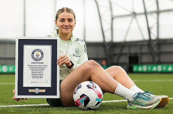 Maria McAneny Nets Women's Football's Fastest Goal at 4.10 Seconds for Celtic