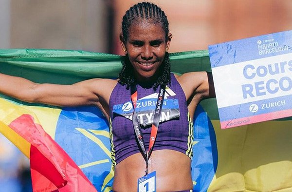 Ethiopia's Fotyen Tesfay Clocks Second-Fastest Women's Marathon on Debut in Barcelona