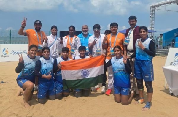 India Women Beat Sri Lanka to Defend Kabaddi Gold at Asian Beach Games