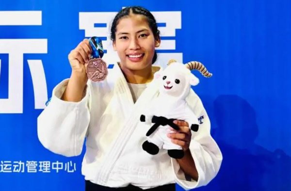 Inunganbi Takhellambam Wins Bronze at Asian Judo Championships 2026, India's First in 13 Years