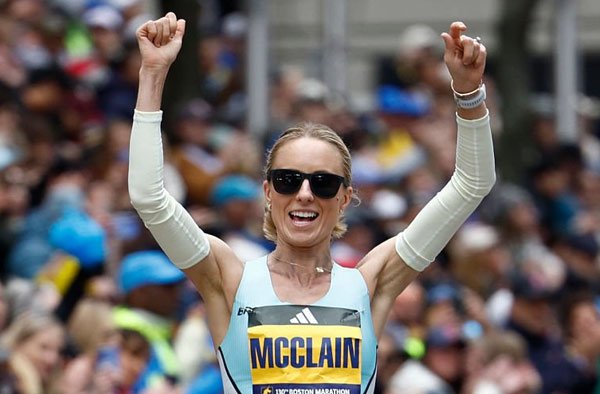 Jess McClain Breaks American Course Record at 2026 Boston Marathon