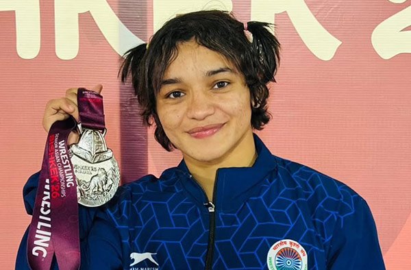 Meenakshi Goyat Wins Silver on Debut as India Shines at Asian Wrestling Championships 2026