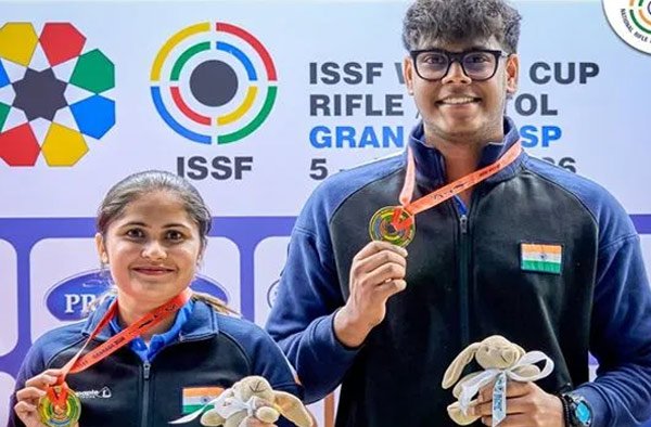 Palak Gulia and Mukesh Nelavalli Win World Record Gold at ISSF World Cup 2026