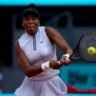 Venus Williams Loses to Kaitlin Quevedo 6-2, 6-4 in Madrid Open First Round