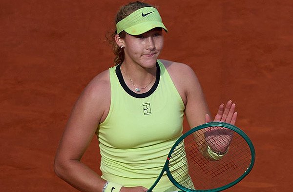 Mirra Andreeva Reaches Madrid Open Final, First Teenager in Three WTA 1000 Finals. PC: Getty