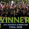 BK Häcken Make History as First UEFA Women's Europa Cup Champions With Win Over Hammarby