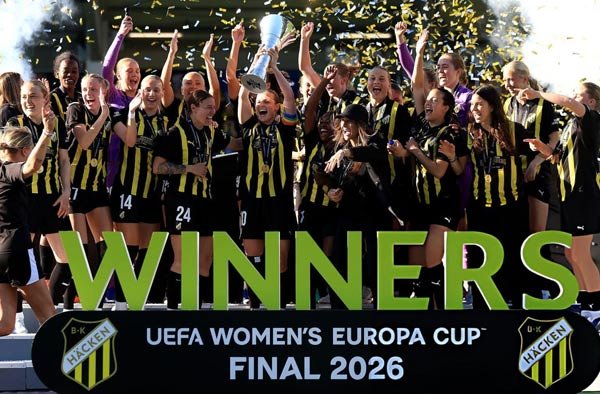 BK Häcken Make History as First UEFA Women's Europa Cup Champions With Win Over Hammarby