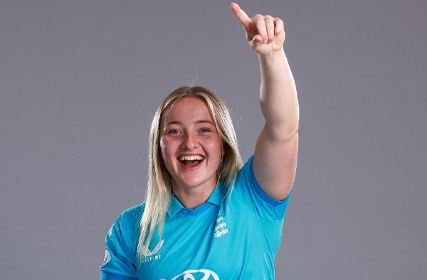 England Call Up 18-Year-Old Charis Pavely for New Zealand ODI Series After Alice Capsey Injury. PC: Getty
