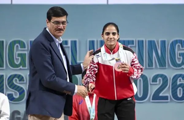 Komal Kohar Wins Double Bronze at 2026 Asian Weightlifting Championships in Gandhinagar