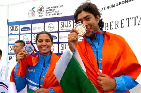 Neeru Dhanda Wins First ISSF World Cup Medal in Trap Mixed Team at Almaty