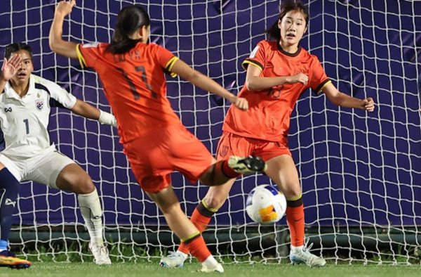Thailand U-17 Women Reach AFC Asian Cup Quarterfinals Despite 6-0 Loss to China
