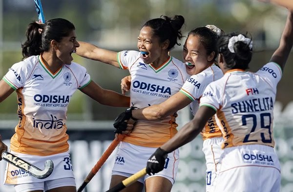India Beat Uruguay to Stay Unbeaten and Reach FIH Women’s Nations Cup Semi-Finals