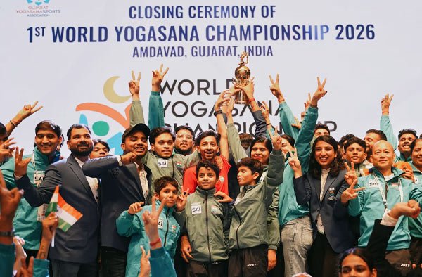 India Win 102 Gold Medals at Inaugural World Yogasana Championships
