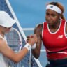 Coco Gauff, Swiatek Reach Semis as Elena Rybakina's Run Ends in Injury at Cincinnati. PC: Getty