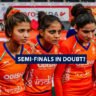 India vs Netherlands Women's Hockey World Cup: 2-0 Defeat, Semi-Final Hopes Alive. PC: X