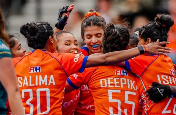 India Women Beat South Africa 6-1 to Top Pool D at Women's Hockey World Cup 2026