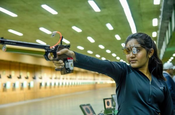 Esha Singh Battles Through Five Shoot-Offs to Win Asian Games 25m Pistol Silver